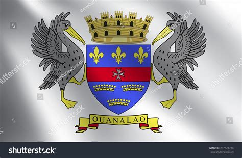 Saint Barthelemy Flag Stock Vector (Royalty Free) 207624724 | Shutterstock