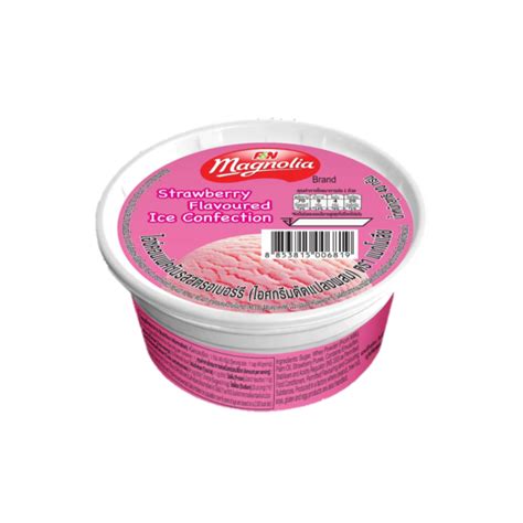 Magnolia Strawberry Ice Cream Cup 32 Cups X 70ml Chip Guan Heng