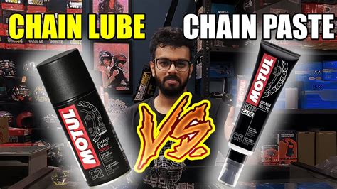 Motul Chain Lube C2 Vs Chain Paste C5 Gear Review Youtube