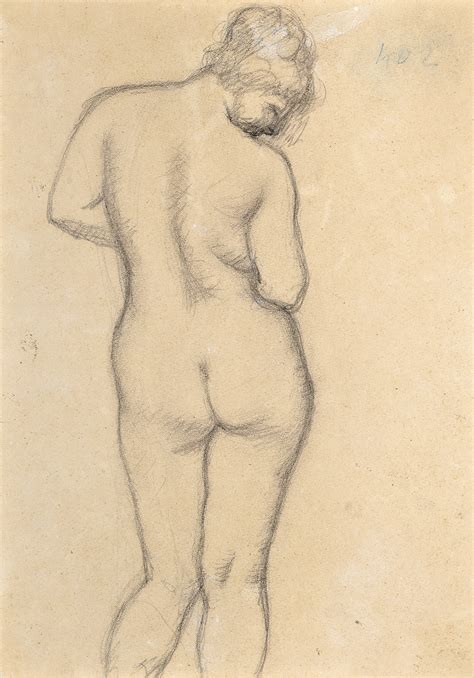 Aristide Maillol 1861 1944 Femme Nue De Dos Recto Femme Nue