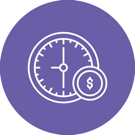 Long Term Debt Line Circle Background Icon 17629654 Vector Art at Vecteezy