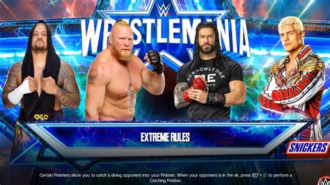 Brock Lesnar Vs Roman Reigns Vs Solo Sikoa Vs Cody Rhodes Fatal 4