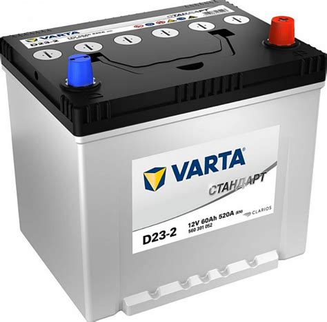 Аккумулятор VARTA Standart 6СТ 60 JIS D23-2 376611 купить в Москве с ...