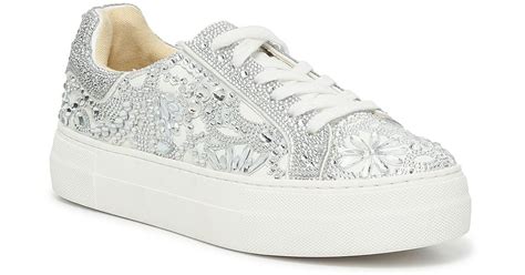 Betsey Johnson Lenon Platform Sneaker In White Lyst