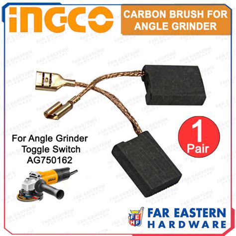 INGCO Carbon Brush For Angle Grinder AG750282 AG750162 SP 38 INSP