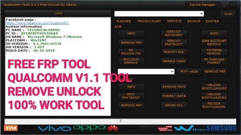 Free Qualcomm Frp Tool V Remove Google Frp Lock Crack Tool Youtube