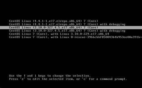 How To Change Default Boot Kernel Permanently Or Temporarily On CentOS