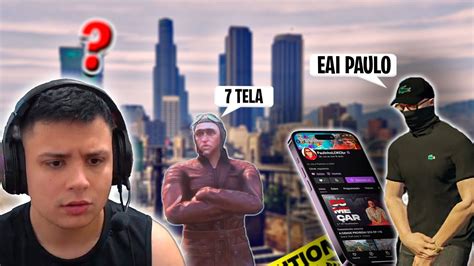 PAULINHO MAL ENTROU na CIDADE e JÁ ACHOU UM 7TELA GTA RP YouTube