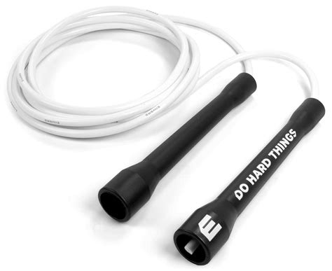 Elite SRS Do Hard Things Adjustable Jump Rope For Fitness 6mm PVC