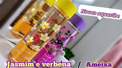 Novas Aquavibe Avon Jasmim E Verbena Ameixa Youtube