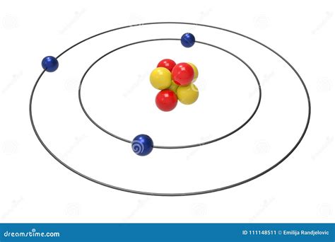 Diagramma Image Modelo Atomico De Bohr Del Litio