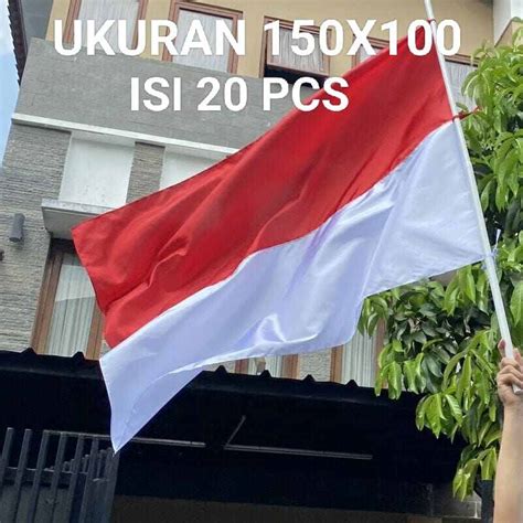 Bendera Merah Putih Ukuran 150x100 Isi 20 Pcs Lazada Indonesia