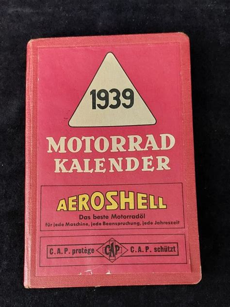 MOTORRAD KALENDER 1939 | Kaufen auf Ricardo