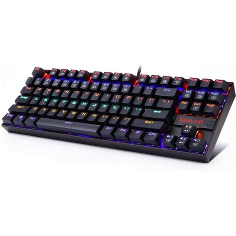 Opiniões Redragon Rainbow Kumara K552 Teclado Mecânico Gaming RGB TKL