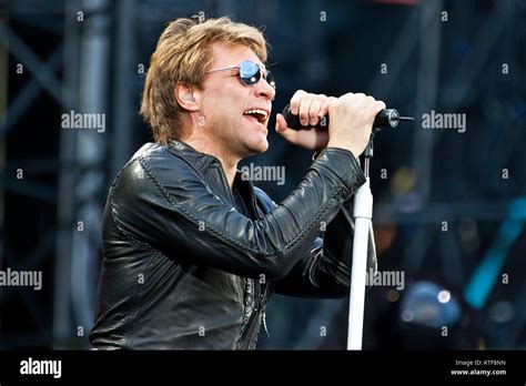 The American rock band Bon Jovi performs a live concert at Ullevaal ...