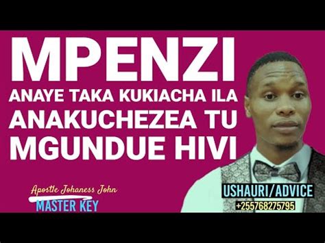 MPENZI ANAYE TAKA KUKIACHA ILA ANAKUCHEZEA TUMGUNDUE HIVI Apostle