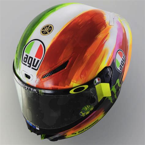 Valentino Rossi Mugello Agv Pista Gp R Helmet Revealed Aldo Drudi