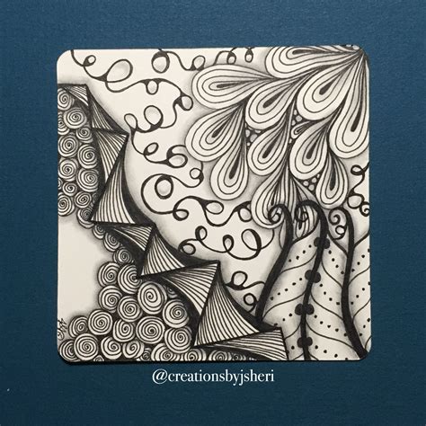 Pin On Cbjs Zentangle Tiles And Zentangle Inspired Art