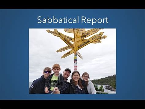 June Th Ss Sabbatical Report Pastor Jono Youtube