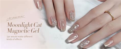 Amazon Born Pretty Cat Magnetic Eye Gel Nail Polish Nude Moonlight Cat Magnetic Gel Glass