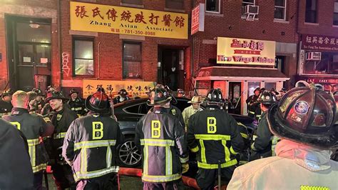 Boston Firefighter Injured 9 Displaced By Chinatown Fire