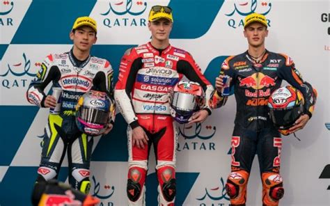 Moto Gp Qatar Pole A Guevara Migno Foggia Qualifiche Losail