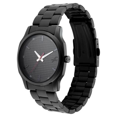 Buy Online Fastrack Stunners Quartz Analog Black Dial Metal Strap Watch