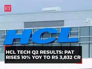 Hcl Tech Q Earnings Hcl Tech Q Results Profit Rises Yoy To Rs