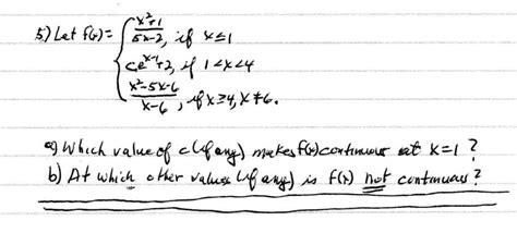 Solved X²1 5 Let F X 5x 2 If X²1 Sex 42 4 12x44 X506