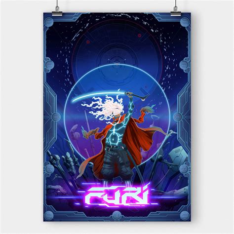 Furi Rider Poster The Game Bakers Merch Store Na