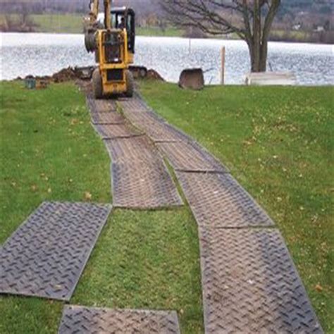 Mobile Ground Protection Pad Crane Pad PE Temporary Road Mats China