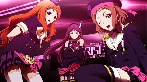 ラブライブ 壁紙 Love Live ラブライブ A Rise 優木あんじゅ 綺羅ツバサ 統堂英玲奈 3278