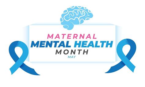 Maternal Mental Health Month Background Banner Card Poster