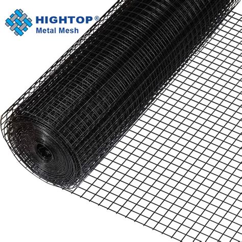 Black Color Pvc Coated Galvanized Welded Wire Mesh - Hightop Metal Mesh