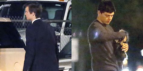 Ansel Elgort And Evan Peters Leave ‘billionaire Boys Club Set Ansel