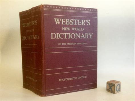 Websters New World Dictionary Encyclopedic Edition Huge Dictionary