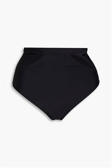 STELLA MCCARTNEY Hoch sitzendes Bikini Höschen mit Cut outs THE OUTNET