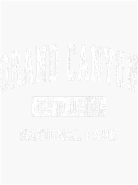 Grand Canyon Vintage National Park Sports Sticker For Sale By