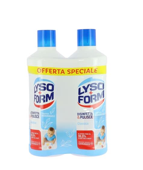 Il Numero 1 Del Risparmio LYSOFORM DETERGENTE PER PAVIMENTI 1 1 LT