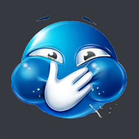 Pin By Unknown On Dont Know Blue Emoji Funny Emoji Faces Laughing Emoji