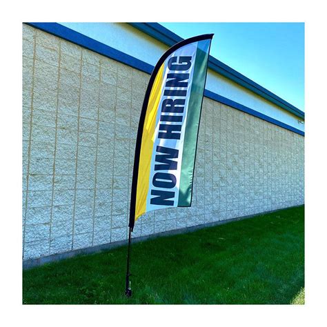 Now Hiring Feather Flag Kit Vertical Banners Fly Me Flag