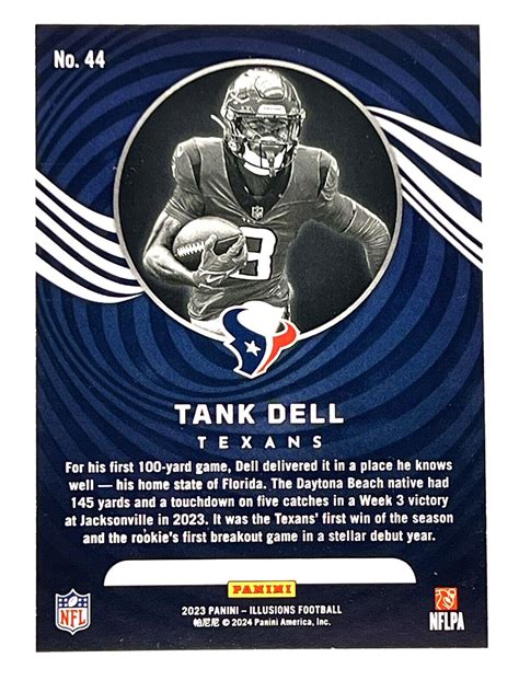 Tank Dell Panini Illusions Emerald Parallel Rc Rookie Houston