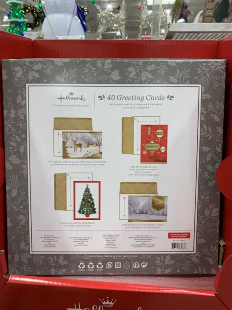 Costco Christmas Cards, Hallmark 40 Count Box - Costco Fan