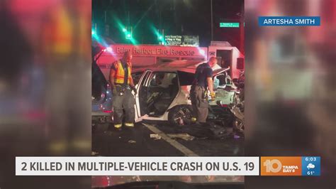 Fatal Us Highway 19 Crash 2 People Killed