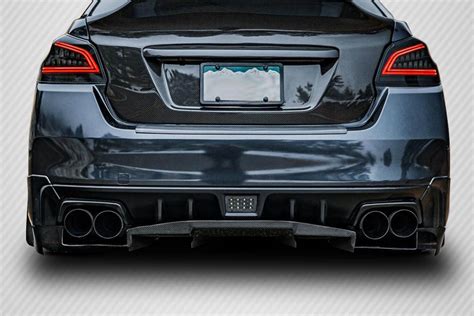 2016 Subaru WRX 0 Carbon Fiber Rear Lip-Add On Body Kit - 2015-2019 ...