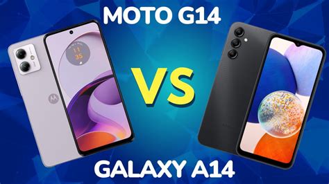 Moto G14 4G Vs Galaxy A14 5G COMPARATIVO YouTube