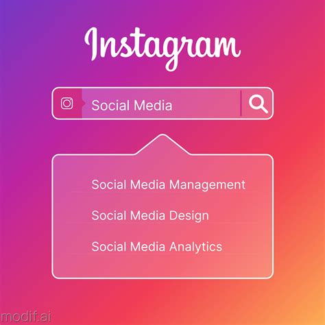 Instagram Search Bar Design - Mediamodifier