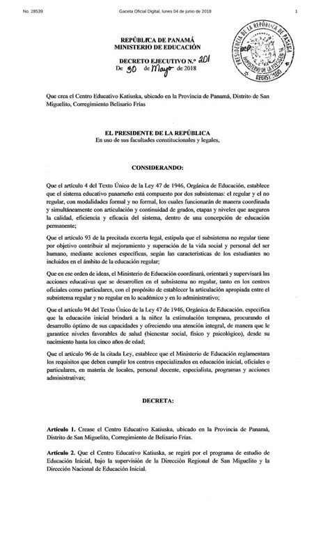 Pdf Gaceta Oficial Digital Sijusa Que El Sistema Educativo