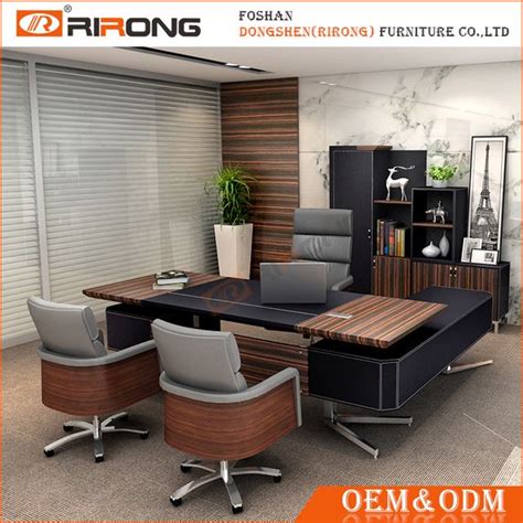 Source luxury PU office furniture executive leather desk CEO boss ...