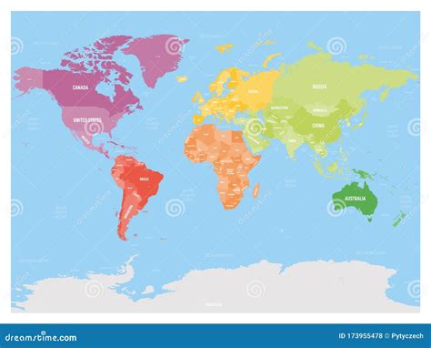 Mapa Mundi Imantado Illustrated Map World Map Continents World Map Images